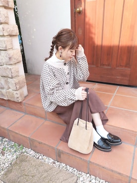 「OLIVE des OLIVE（オリーブデオリーブ）のアイテム」を使った、chicchimoさん（レディース・152cm）の秋コーディネート