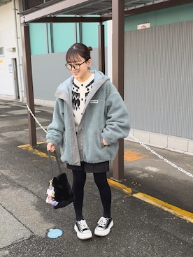 「Java（ジャバ）のアイテム」を使った、chicchimoさん（レディース・152cm）の冬コーディネート