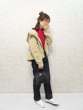 「URBAN RESEARCH Sonny Label（アーバンリサーチサニーレーベル）のアイテム（ジャケット/アウター）」を使った、chicchimoさん（レディース・152cm）の冬コーディネート