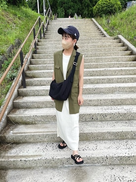 「Crisp（クリスプ）のアイテム」を使った、chicchimoさん（レディース・152cm）の夏コーディネート