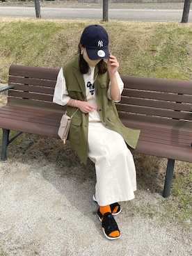 「TONE SELECT GOODS（トーンセレクトグッズ）のアイテム」を使った、chicchimoさん（レディース・152cm）の夏コーディネート