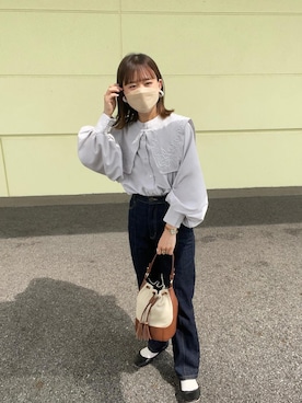 「GUSCIO（グッシオ）のアイテム」を使った、chicchimoさん（レディース・152cm）の秋コーディネート