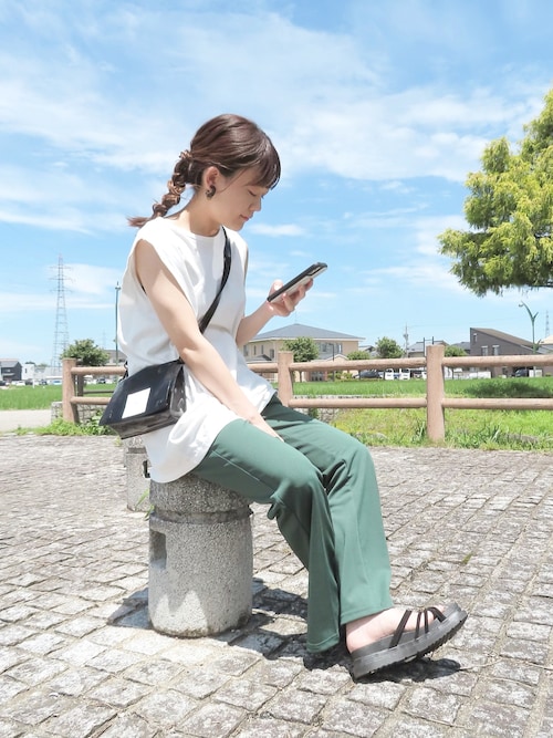 セール】軽量厚底 2WAY クロスストラップ / コード スポーツサンダル