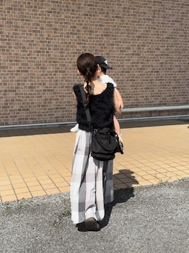 「アイテム（スカート）」を使った、chicchimoさん（レディース・152cm）の秋コーディネート