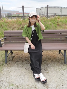 「Ein（アイン）のアイテム」を使った、chicchimoさん（レディース・152cm）の春コーディネート