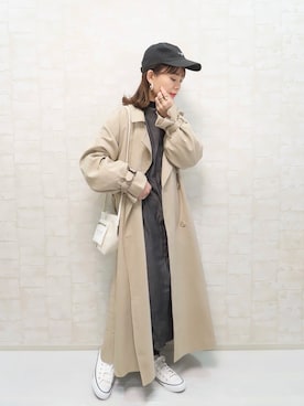 「RAY CASSIN（レイカズン）のアイテム」を使った、chicchimoさん（レディース・152cm）の冬コーディネート