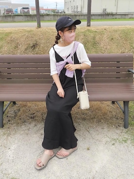 「frames RAY CASSIN（フレームスレイカズン）のアイテム」を使った、chicchimoさん（レディース・152cm）の夏コーディネート