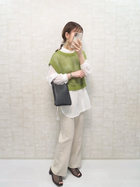 「RETRO GIRL（レトロガール）のアイテム」を使った、chicchimoさん（レディース・152cm）の春コーディネート