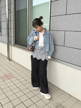 「Reebok(リーボック)のアイテム」を使った、chicchimoさん(レディース・152cm)の春コーディネート