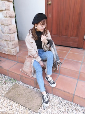 「DAISO（DAISO）のアイテム」を使った、chicchimoさん（レディース・152cm）の秋コーディネート