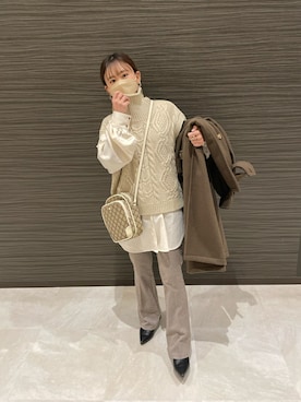 「classicalelf（クラシカルエルフ）のアイテム」を使った、chicchimoさん（骨格ナチュラル・レディース・152cm）の冬コーディネート