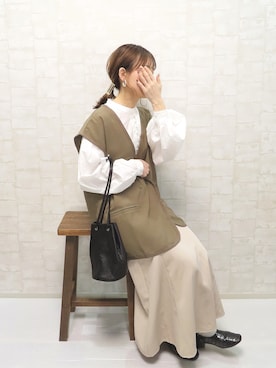 「PR01.（ピーアールワン）のアイテム」を使った、chicchimoさん（レディース・152cm）の冬コーディネート