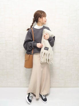 「Legato Largo（レガートラルゴ）のアイテム」を使った、chicchimoさん（レディース・152cm）の冬コーディネート