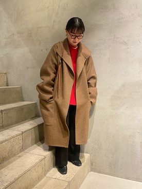 「HED MAYNER（ヘドメイナー）のアイテム（ジャケット/アウター）」を使った、Dream ch/154cmさん（レディース・154cm）の冬コーディネート