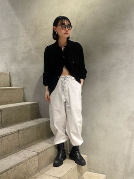 「FUMITO GANRYU（フミトガンリュウ）のアイテム（パンツ）」を使った、Dream ch/154cmさん（レディース・154cm）の冬コーディネート