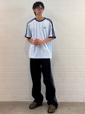 「adidas(アディダス)のアイテム(サンダル)」を使った、KSさん(メンズ・172cm)の夏コーディネート