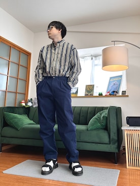 RYO YAMさん(メンズ・177cm)の春コーディネート
