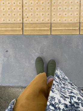 mos156さんの「リネンコットンワイドクロップドパンツ」を使ったコーディネート