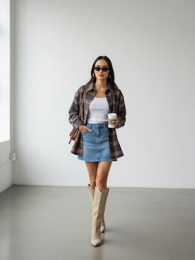 aiさん（レディース・165cm）の春コーディネート