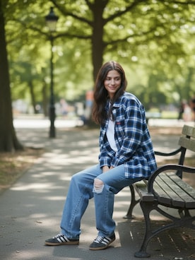 「REMI RELIEF（レミレリーフ）のアイテム」を使った、aiさん（レディース・165cm）の春コーディネート