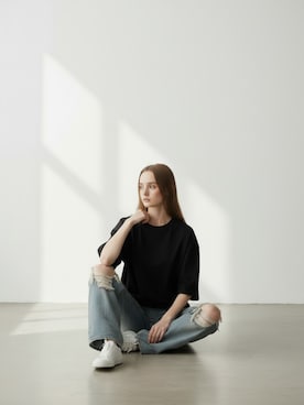 「Theater code（シアターコード）のアイテム」を使った、aiさん（レディース・165cm）の春コーディネート