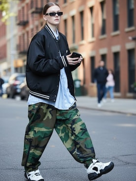 「MLB（メジャーリーグベースボール）のアイテム」を使った、aiさん（レディース・165cm）の春コーディネート