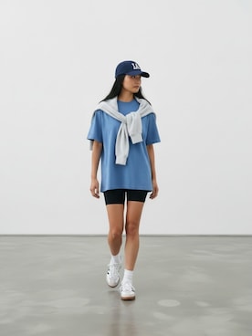 「Cooperstown Ball Cap（クーパーズタウンボールキャップ）のアイテム」を使った、aiさん（レディース・165cm）の春コーディネート