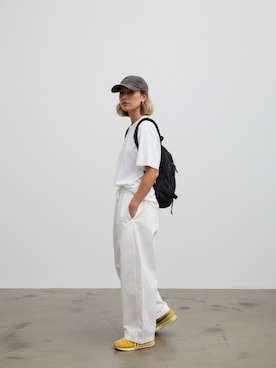 「newhattan（ニューハッタン）のアイテム（キャップ）」を使った、aiさん（レディース・165cm）の春コーディネート