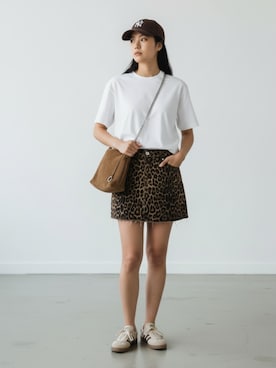 「Cooperstown Ball Cap（クーパーズタウンボールキャップ）のアイテム」を使った、aiさん（レディース・165cm）の春コーディネート