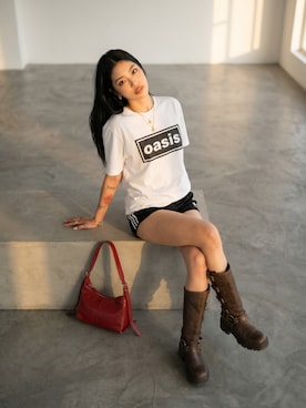 「the Oasis（ジオアシス）のアイテム」を使った、aiさん（レディース・165cm）の夏コーディネート