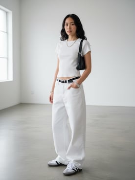 「CROSS & STITCH（クロスステッチ）のアイテム」を使った、aiさん（レディース・165cm）の夏コーディネート