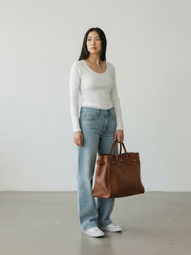 aiさん（レディース・165cm）の春コーディネート