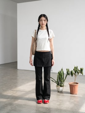 「CROSS & STITCH（クロスステッチ）のアイテム」を使った、aiさん（レディース・165cm）の夏コーディネート