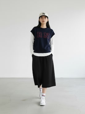 「Cooperstown Ball Cap（クーパーズタウンボールキャップ）のアイテム」を使った、aiさん（レディース・165cm）の春コーディネート