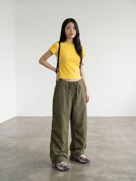 「GILDAN（ギルダン）のアイテム」を使った、aiさん（レディース・165cm）の夏コーディネート