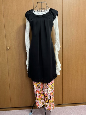 「AZUL by moussy（アズールバイマウジー）のアイテム（Tシャツ/カットソー）」を使った、Midori ∥ 146cmさん（レディース・146cm）の春コーディネート