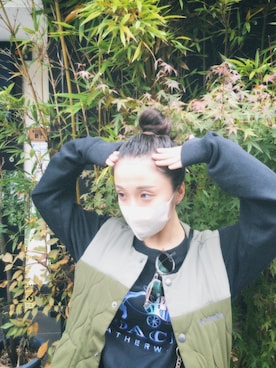 「COACH（コーチ）のアイテム」を使った、Midoriさん（レディース・146cm）の春コーディネート