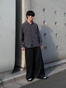 「ASTRONOMY（アストロノミー）のアイテム」を使った、アンマさん（メンズ・173cm）の春コーディネート