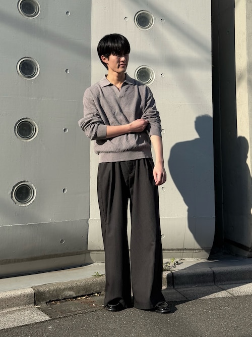 リラクシング シアースキッパーニットポロシャツ（ニット/セーター