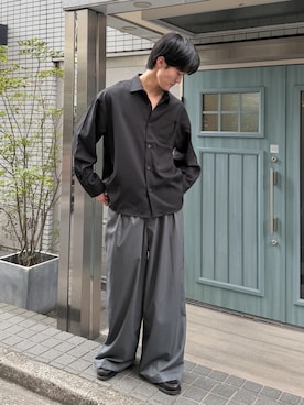 「ASTRONOMY（アストロノミー）のアイテム」を使った、アンマさん（メンズ・173cm）の春コーディネート