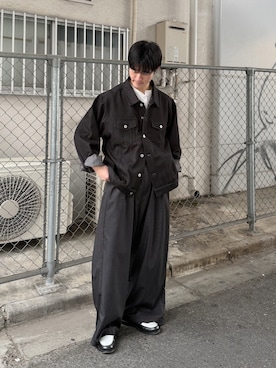 「ASTRONOMY（アストロノミー）のアイテム」を使った、アンマさん（メンズ・173cm）の春コーディネート