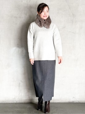 O.Kさん(レディース・158cm)の冬コーディネート
