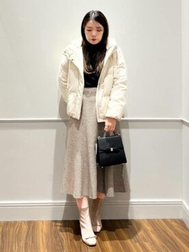 mさん（レディース・160cm）の冬コーディネート