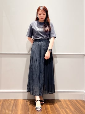 「grove（グローブ）のアイテム」を使った、mさん（レディース・160cm）の夏コーディネート