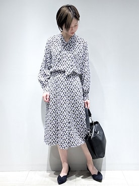 「Reflect（リフレクト）のアイテム」を使った、まちこさん（レディース・157cm）の秋コーディネート