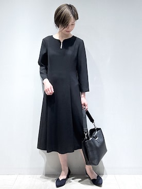 「Reflect（リフレクト）のアイテム」を使った、まちこさん（レディース・157cm）の秋コーディネート