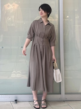 「OPAQUE.CLIP（オペークドットクリップ）のアイテム」を使った、yokoさん（レディース・169cm）の春コーディネート