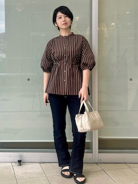 YO-KOさん（レディース・169cm）の夏コーディネート
