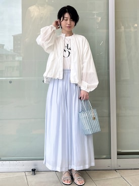 「OPAQUE.CLIP（オペークドットクリップ）のアイテム」を使った、yokoさん（レディース・169cm）の春コーディネート