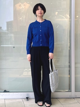 「アイテム（アクセサリー）」を使った、YO-KOさん（レディース・169cm）の春コーディネート